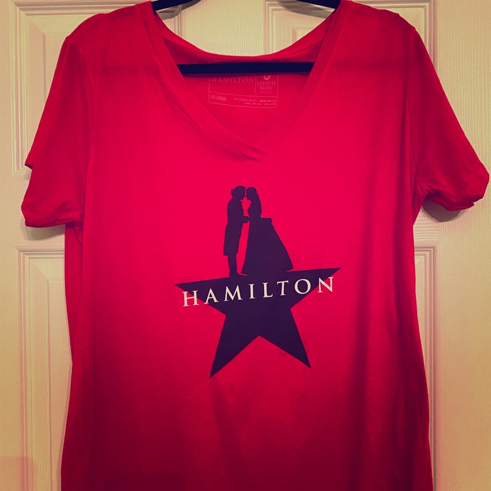 Hamilton Women’s red shirt
